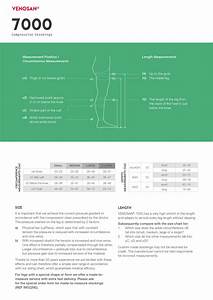 Measuring Guides For Compression Socks By Venocare