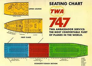 Twa 747 Seating Chart Twa Commercial Aircraft Vintage Advertisements