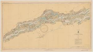 St River Map Chart 1 1935 Nautical Chart Print Etsy