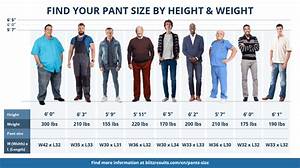 Pants Size Conversion Charts Sizing Guides For Men Women