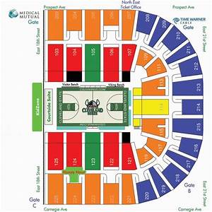 Wolstein Center Seating Chart Rows Di 2020