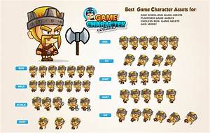 Barbarian King Game Character Sprite By Dionartworks On Creativemarket