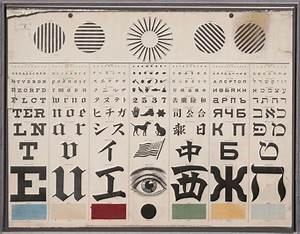 1907 Eye Chart