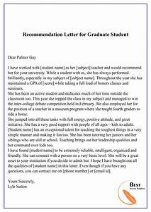 Student Recommendation Letter Help Sample Short Recommendation Letters