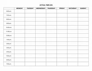 Time Use Chart In Word And Pdf Formats