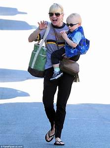  Faris Cuddles Son Jack After Husband Chris Pratt Revealed His