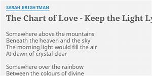 Quot The Chart Of Love Keep The Light Quot Lyrics By Brightman