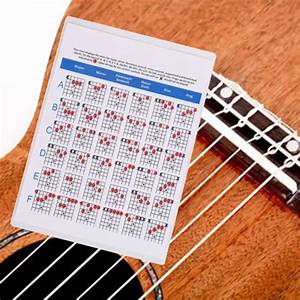 Electric Bass Guitar Chord Wall Chart Instructional Poster Beginner