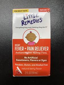 Little Remedies Fever Reliever Natural Mixed Berry Infants 2 Fluid