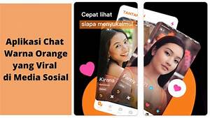 aplikasi chat warna orange privasi