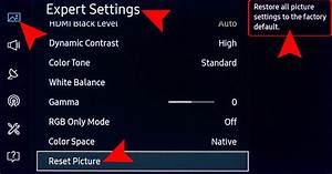 Reset TV to Default Settings