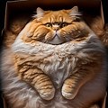 Ai Generated Chonky Cat