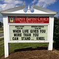 Baptist Church Sign Sayings