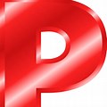Big Red Letters PNG