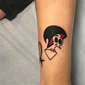 Billy and Mandy Fire Bunny Tattoo
