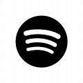 Black Spotify Icon.png