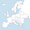 Europe Map Black