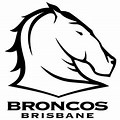 Brisbane Broncos Black and White