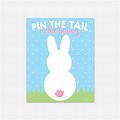 Bunny Tail Easter Countdown Template