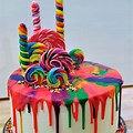 Artistic Birthday Cake