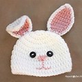 Crochet Bonnet Bunny Hat