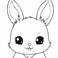 Cute Printable Baby Bunny Coloring Pages