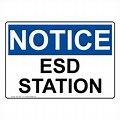 Test Station Sign