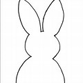 Easter Bunny Template Front and Back