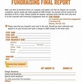 Fundraising Report Format Template