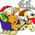 Garfield and Odie Clip Art Christmas
