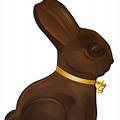 Happy Easter Chocolate Bunny Clip Art