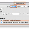 Header Row in InDesign Table