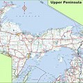 Upper Peninsula Map