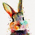 PL Portraits of Bunnies Colorful