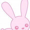 Pink Baby Bunny Clip Art