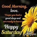 Saturday Good Morning Love Quotes