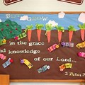 Spring Bible Verse Board for School