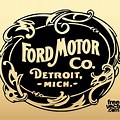 Vintage Ford Logo Vector