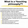 Your Teaching Philosophy