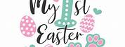 Baby First Easter Clip Art