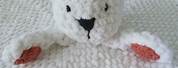 Crochet Polar Bear Lovey Pattern