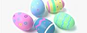 Easter Egg 3D Image Cartoon