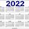 2022 Calendar Uk. Printable