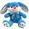 Blue Easter Bunny Stuffed Animal
