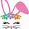 Bunny Face SVG Flowers