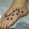 Dog Paw Tattoo On Ankle