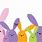 Easter Bunny Banner Clip Art