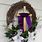 Easter Wreath with Cross