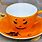 Halloween Tea Cups and Saucers