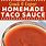 How to Make Taco Sauce